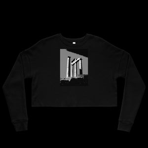 Columns Crop Sweatshirt - 27club.online